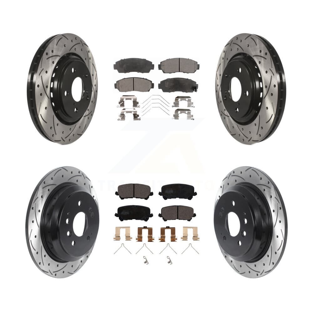 Transit Auto - KDT-100889 - Front and Rear Disc Brake Kits image 1