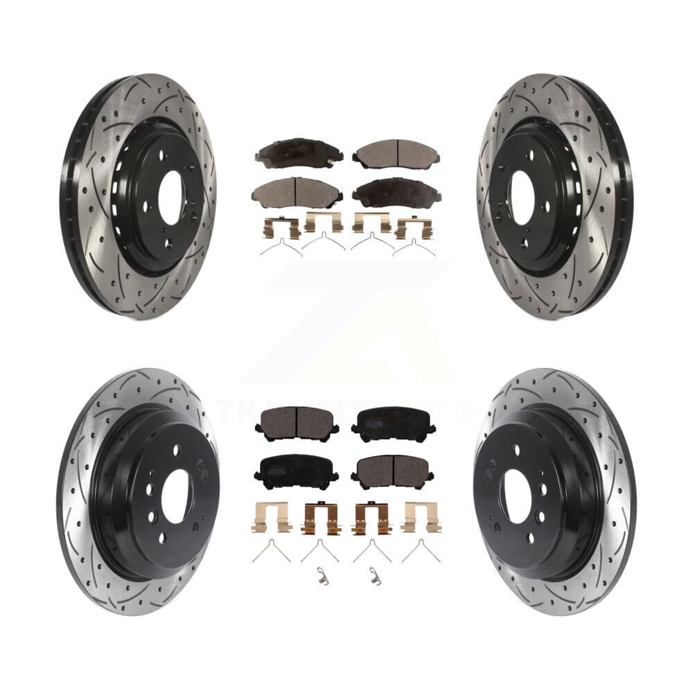Transit Auto - KDT-100890 - Front and Rear Disc Brake Kits image 1