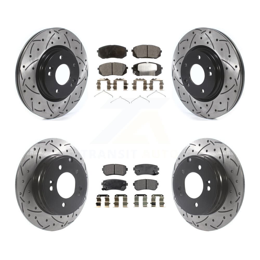 Transit Auto - KDT-100895 - Front and Rear Disc Brake Kits image 1