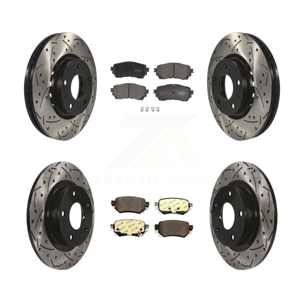 Transit Auto - KDT-101002 - Front and Rear Disc Brake Kits image 1