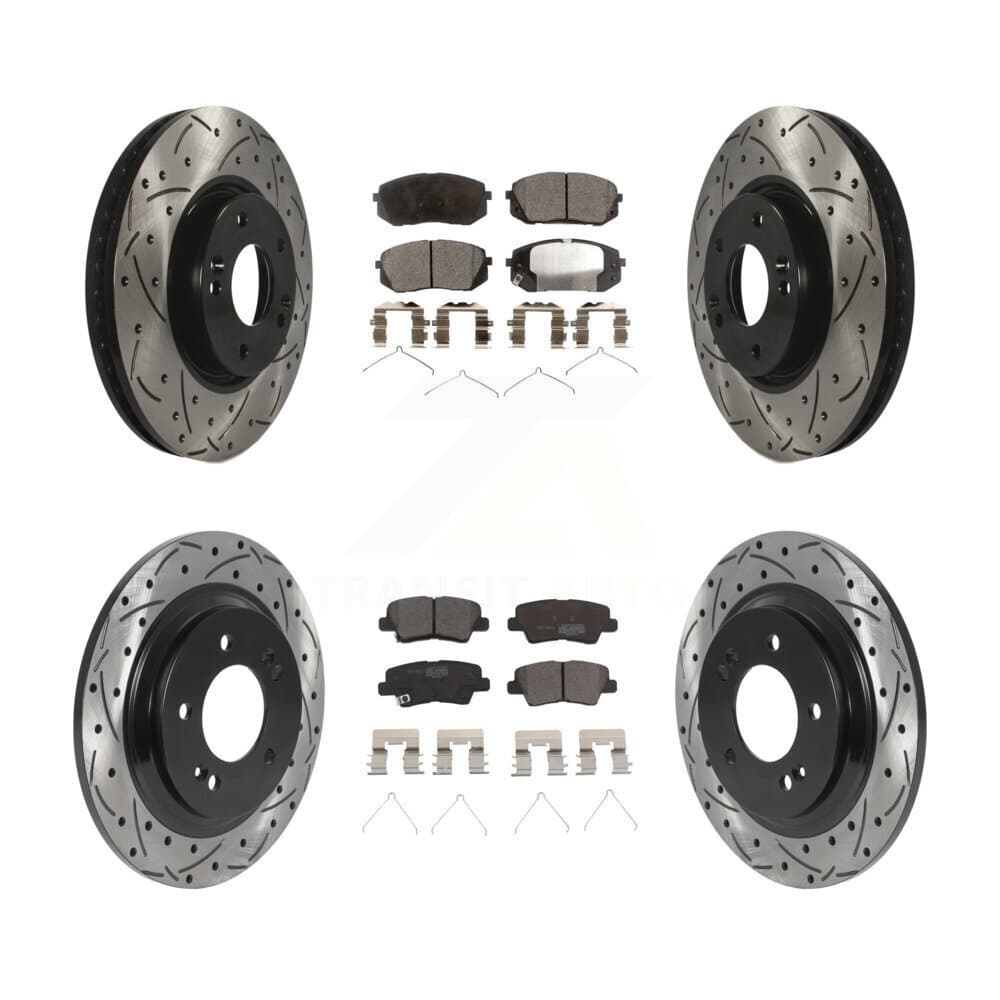 Transit Auto - KDT-101169 - Front and Rear Disc Brake Kits image 1