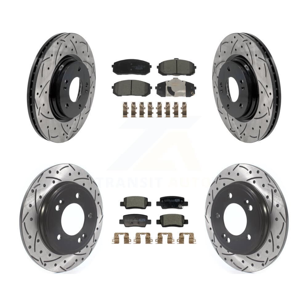 Transit Auto - KDT-101835 - Front and Rear Disc Brake Kits image 1
