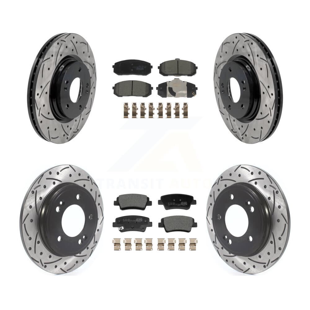 Transit Auto - KDT-101836 - Front and Rear Disc Brake Kits image 1