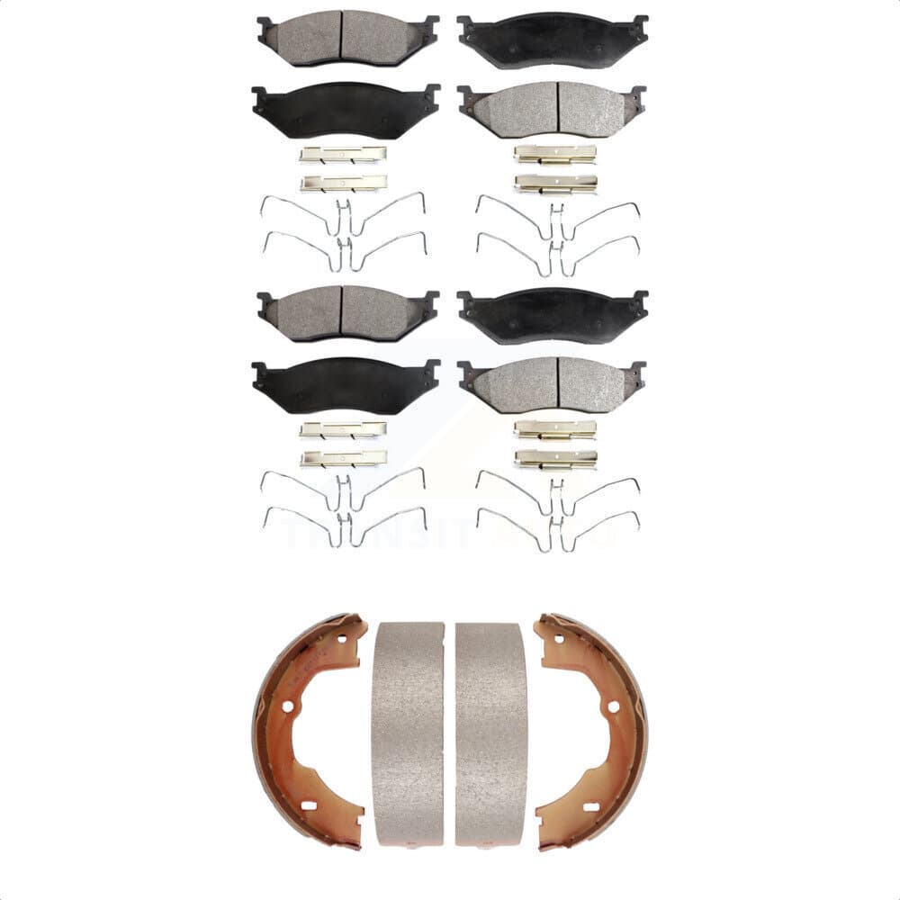 Transit Auto - KFN-100567 - Front and Rear Disc Brake Pad Kits image 1