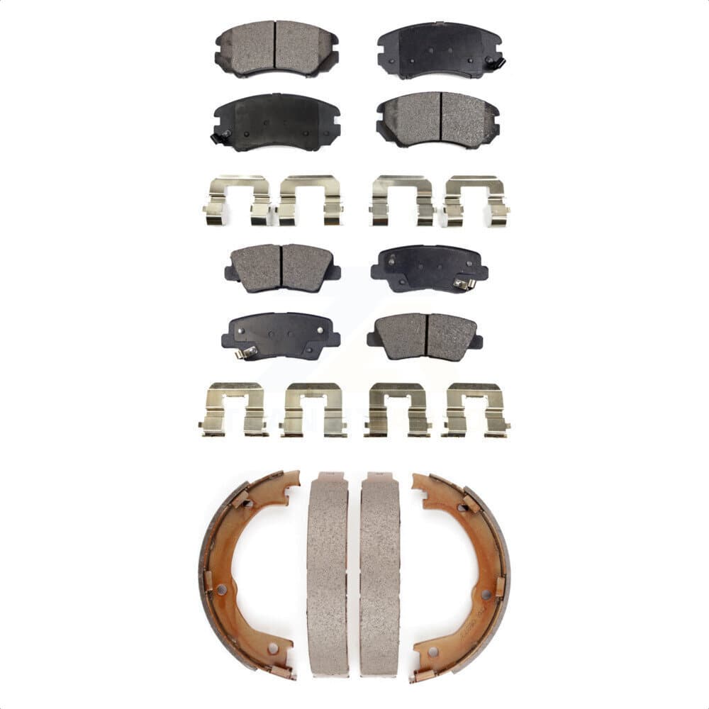 Transit Auto - KFN-100598 - Front and Rear Disc Brake Pad Kits image 1