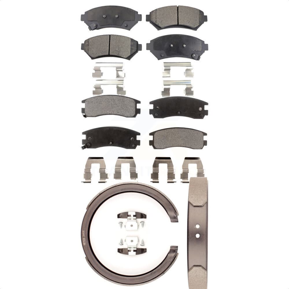 Transit Auto - KFN-100656 - Front and Rear Disc Brake Pad Kits image 1