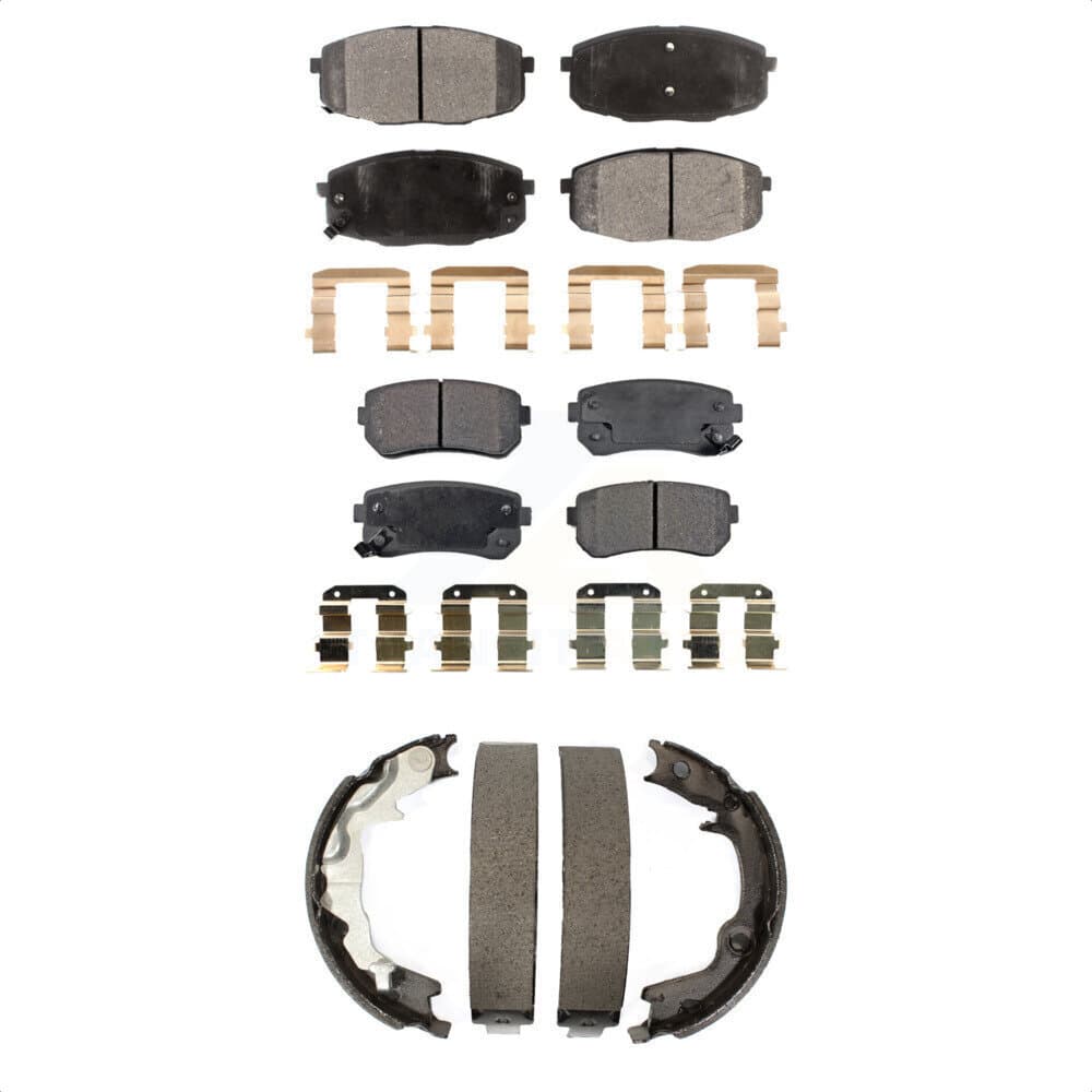 Transit Auto - KFN-100697 - Front and Rear Disc Brake Pad Kits image 1