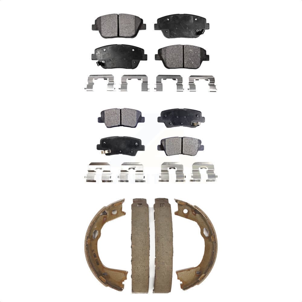 Transit Auto - KFN-100725 - Front and Rear Disc Brake Pad Kits image 1