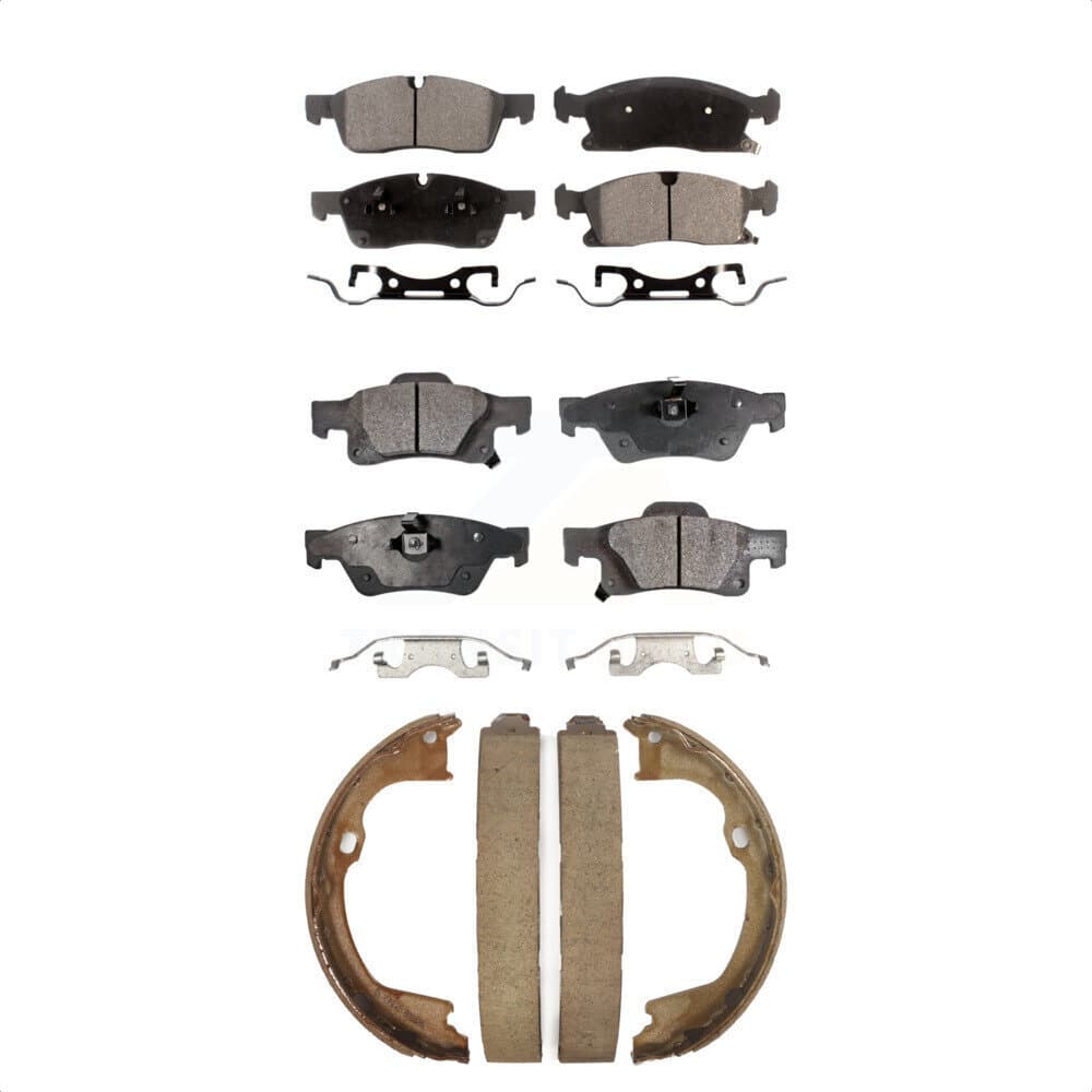 Transit Auto - KFN-100743 - Front and Rear Disc Brake Pad Kits image 1
