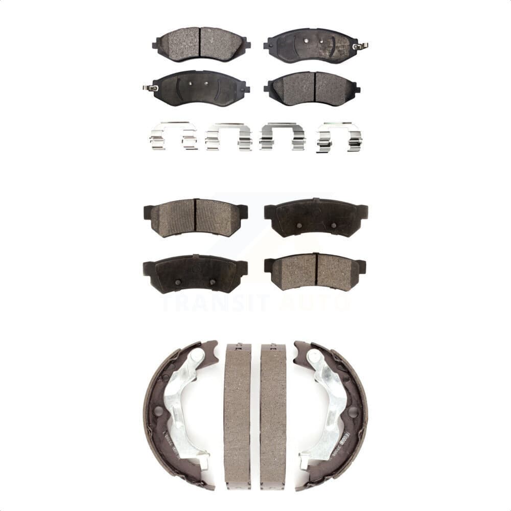 Transit Auto - KFN-100765 - Front and Rear Disc Brake Pad Kits image 1