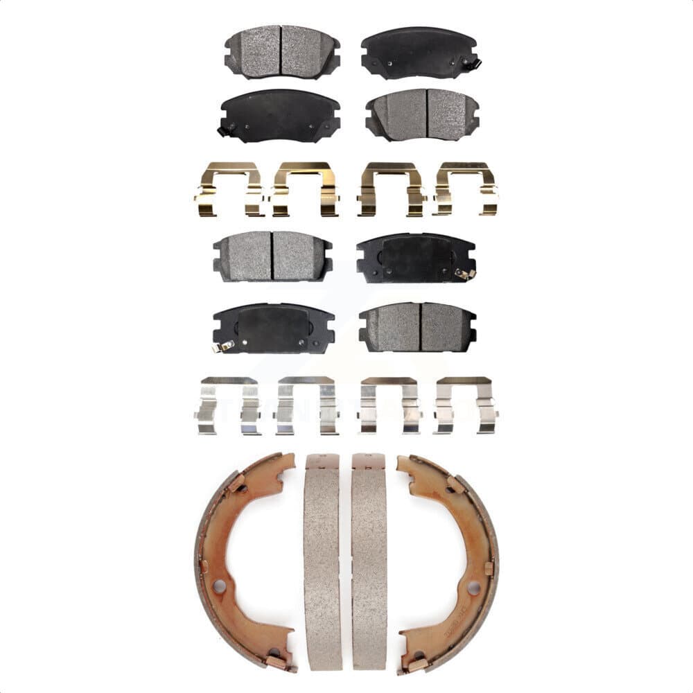 Transit Auto - KFN-100770 - Front and Rear Disc Brake Pad Kits image 1