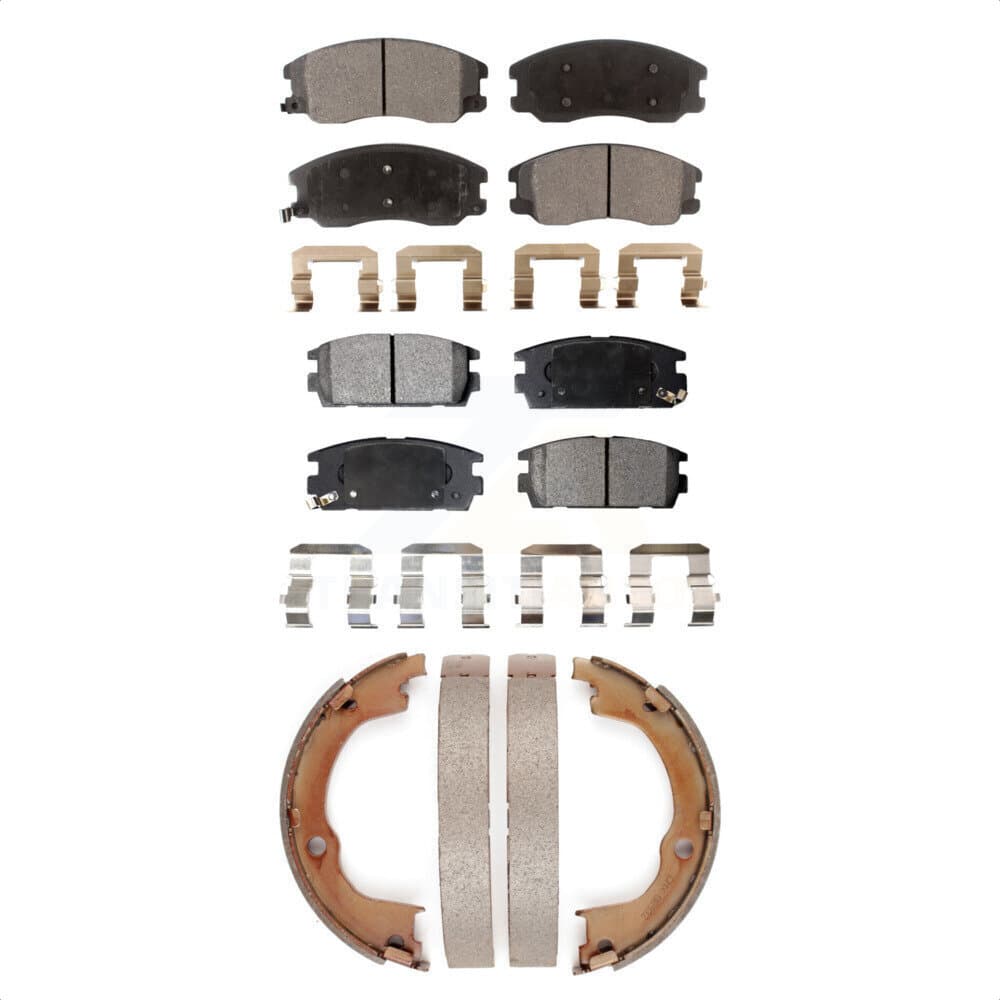 Transit Auto - KFN-100771 - Front and Rear Disc Brake Pad Kits image 1