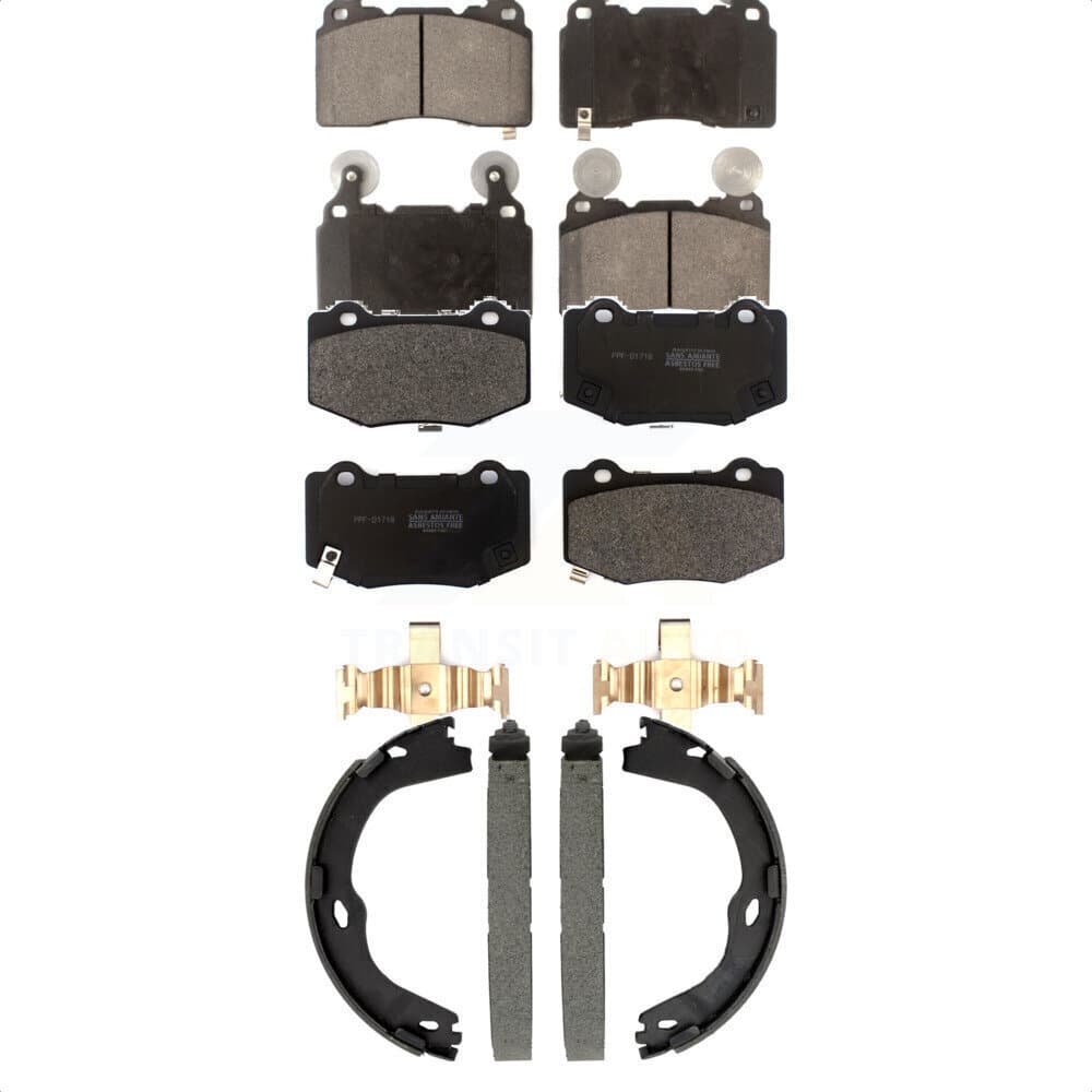 Transit Auto - KFN-100889 - Front and Rear Disc Brake Pad Kits image 1