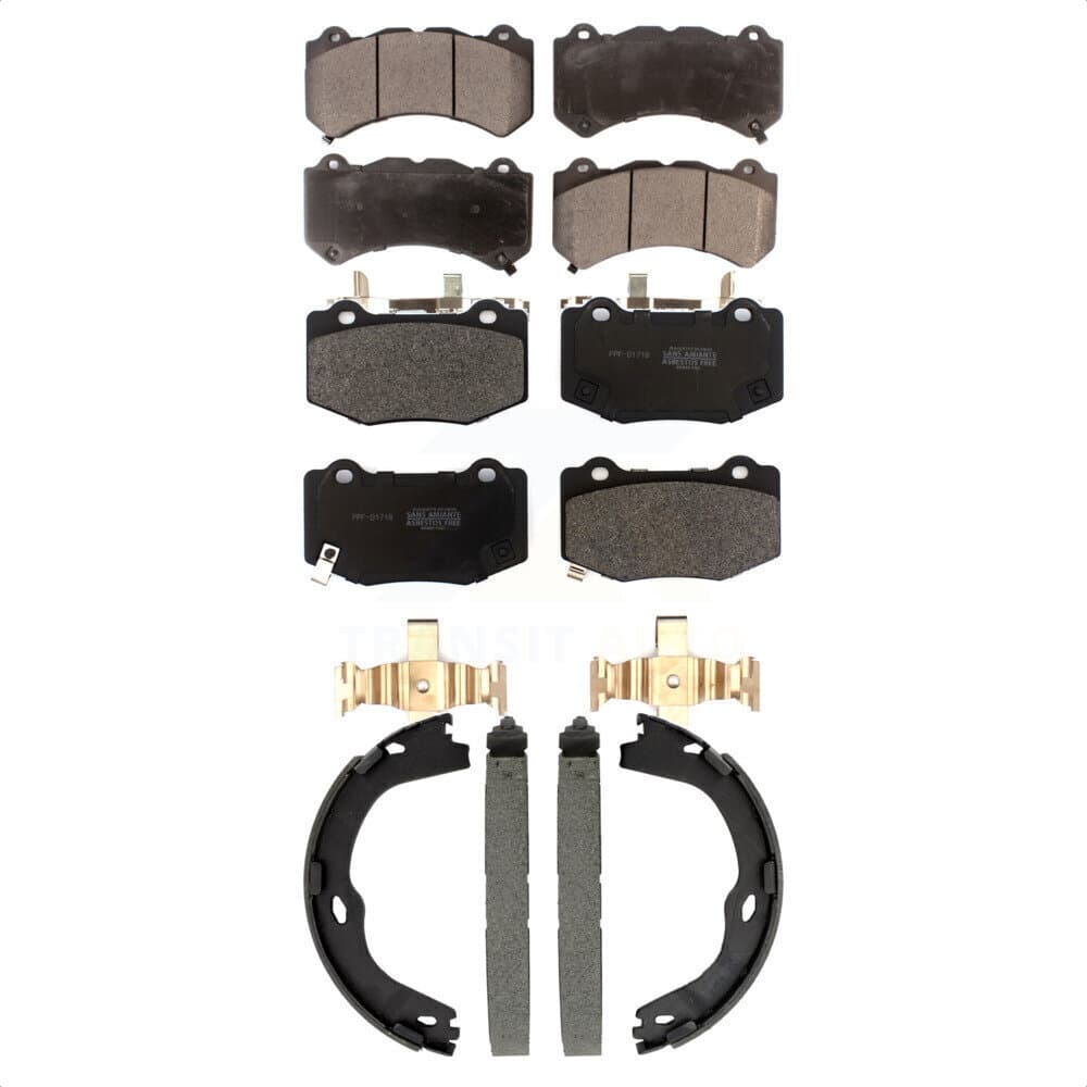 Transit Auto - KFN-100893 - Front and Rear Disc Brake Pad Kits image 1