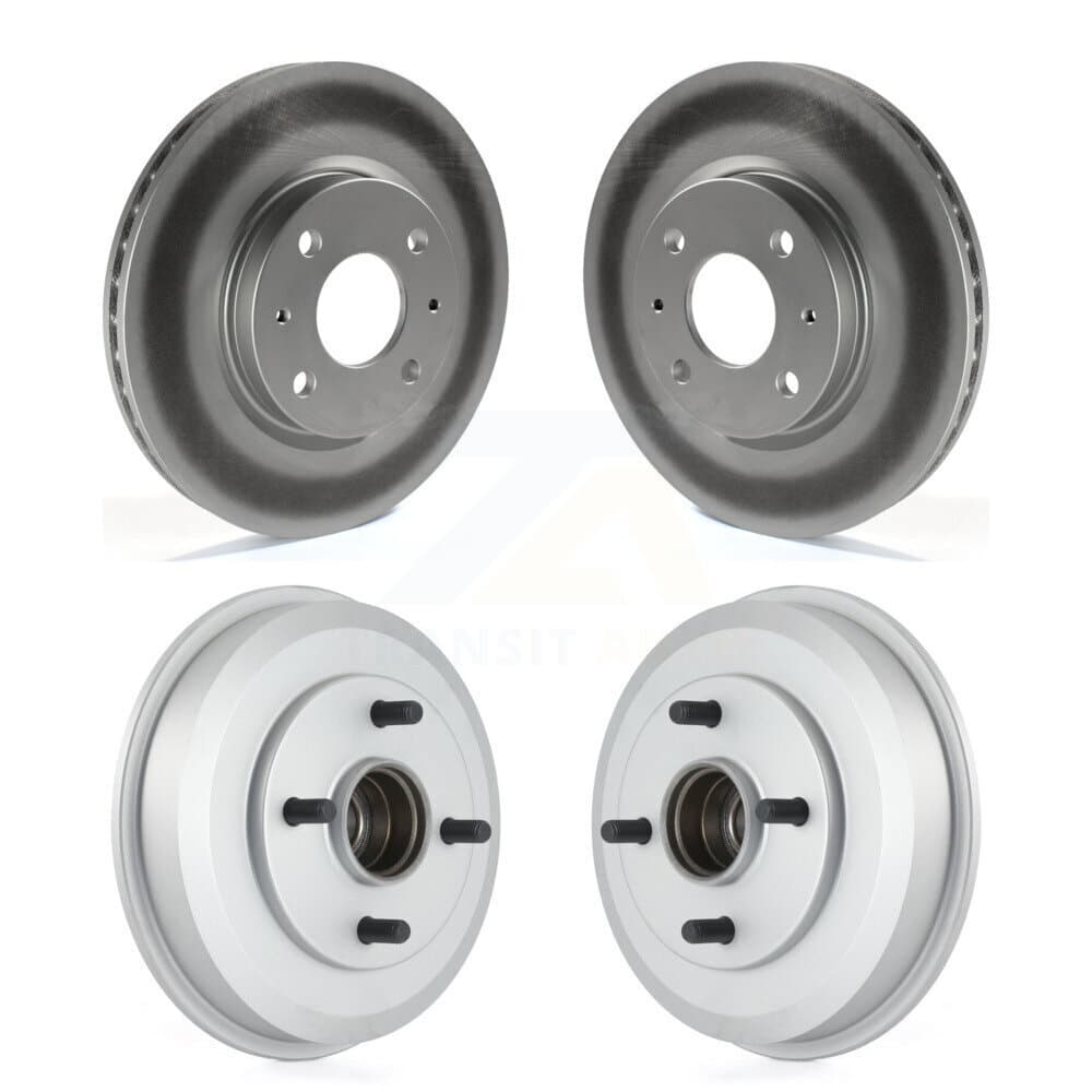 Genius - KG-101432 - Front and Rear Disc Brake Rotor and Hub Assembly Kits image 1