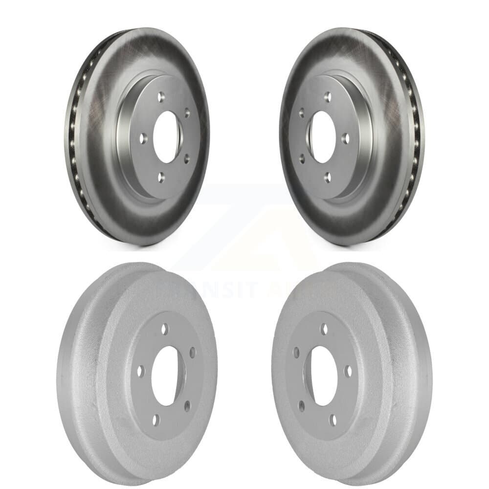 Genius - KG-101440 - Front and Rear Disc Brake Rotor and Hub Assembly Kits image 1