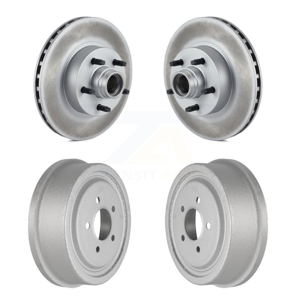 Genius - KG-101469 - Front and Rear Disc Brake Rotor and Hub Assembly Kits image 1