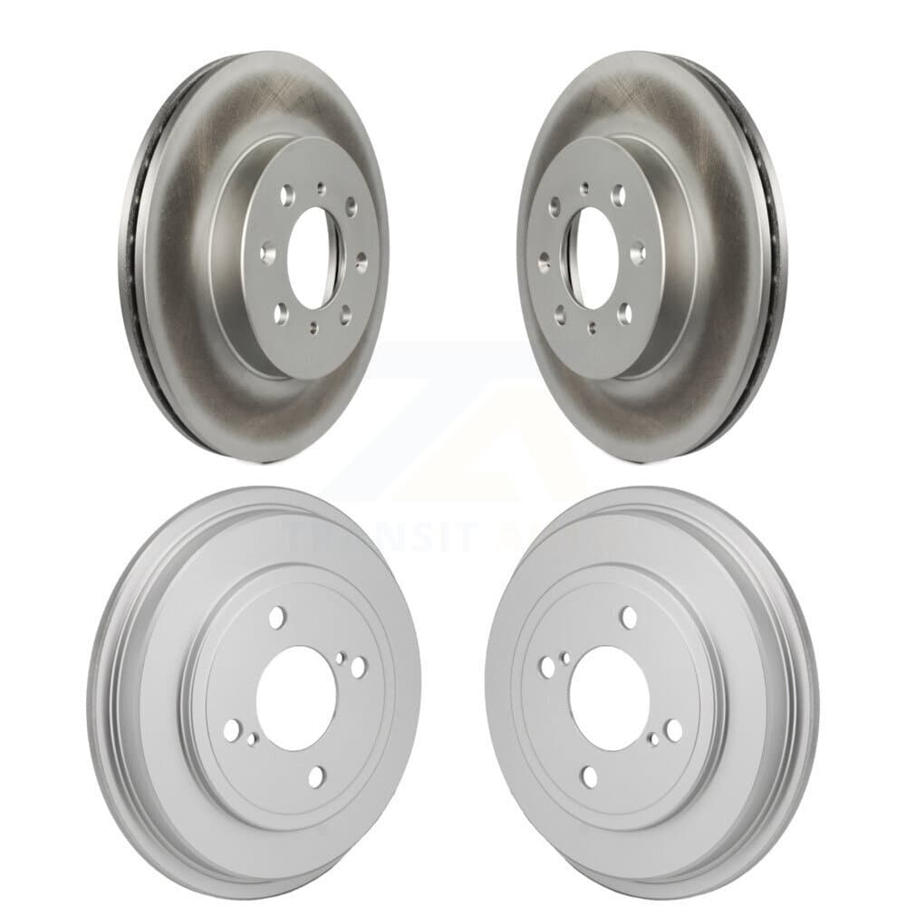 Genius - KG-102033 - Front and Rear Disc Brake Rotor and Hub Assembly Kits image 1