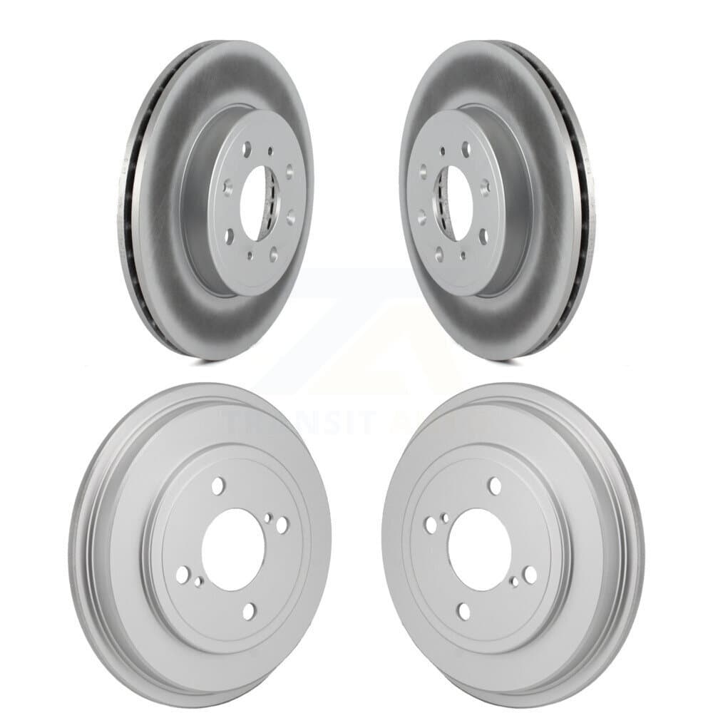 Genius - KG-102034 - Front and Rear Disc Brake Rotor and Hub Assembly Kits image 1