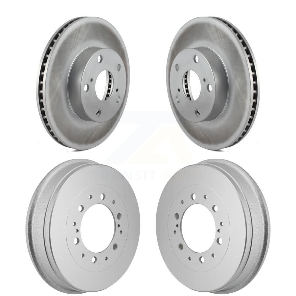 Genius - KG-102037 - Front and Rear Disc Brake Rotor and Hub Assembly Kits image 1