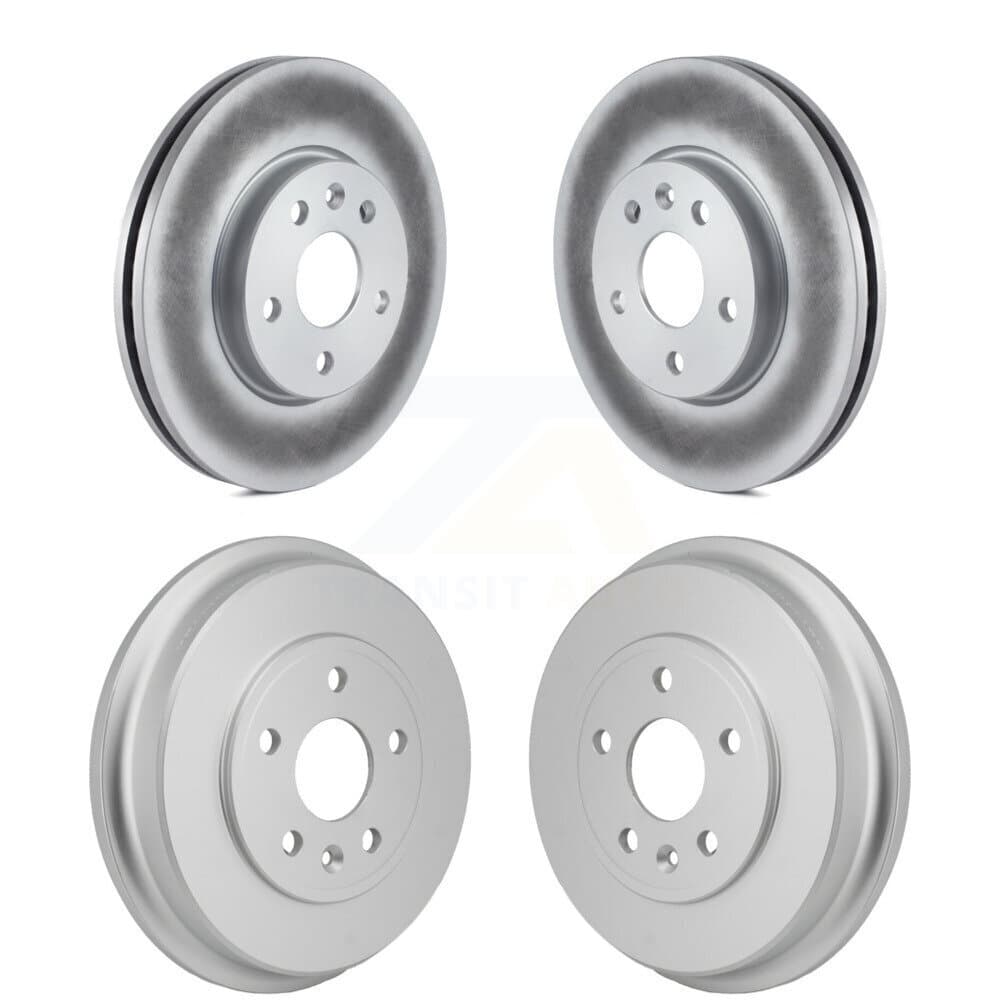 Genius - KG-102038 - Front and Rear Disc Brake Rotor and Hub Assembly Kits image 1