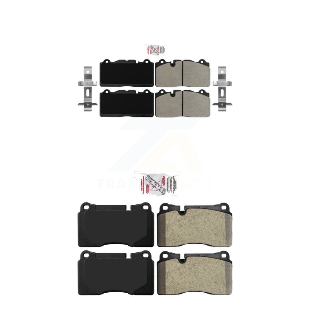 AmeriBRAKES - KNF-100052 - Front and Rear Disc Brake Pad Kits image 1