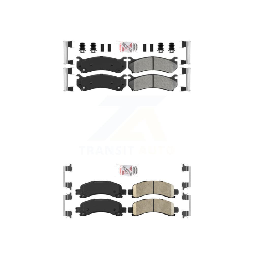 AmeriBRAKES - KNF-100072 - Front and Rear Disc Brake Pad Kits image 1