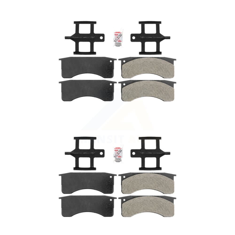 AmeriBRAKES - KNF-100118 - Front and Rear Disc Brake Pad Kits image 1