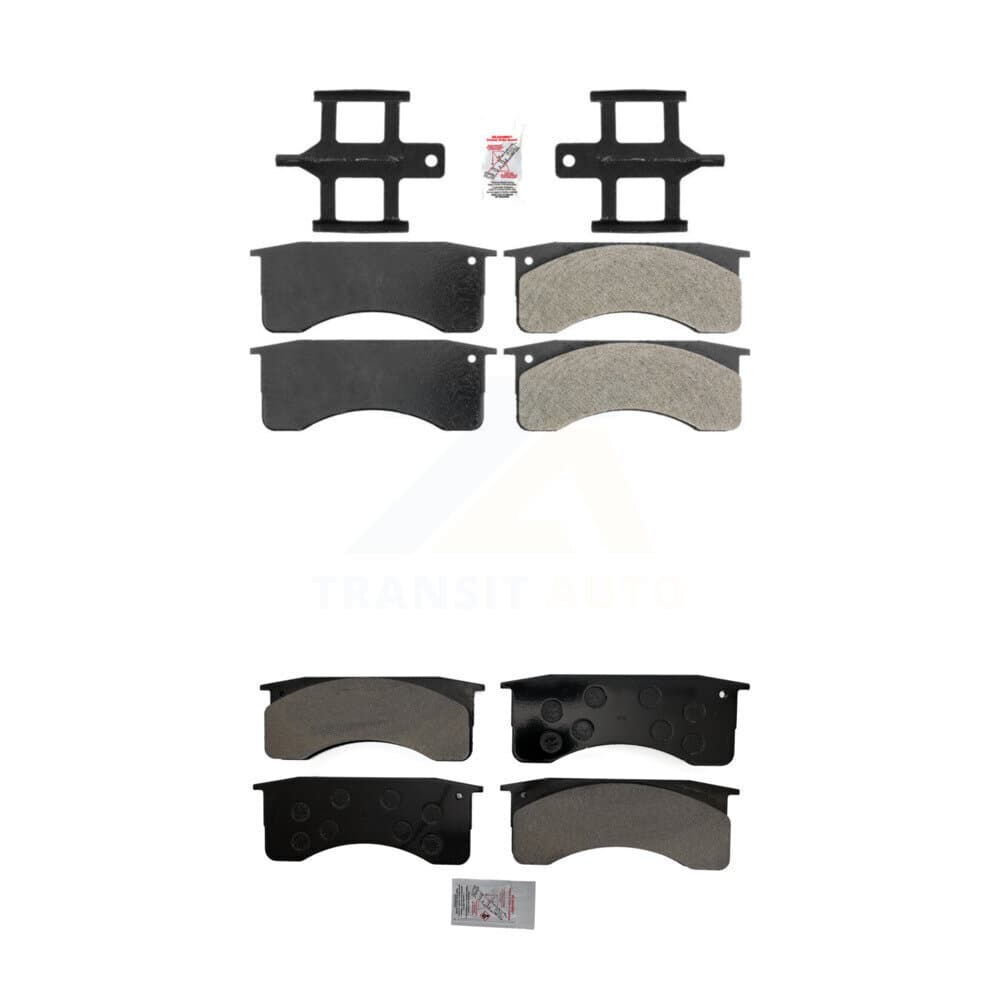 AmeriBRAKES - KNF-100119 - Front and Rear Disc Brake Pad Kits image 1