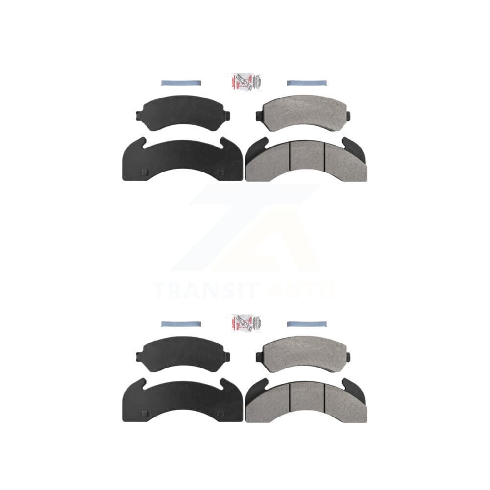 AmeriBRAKES - KNF-100120 - Front and Rear Disc Brake Pad Kits image 1
