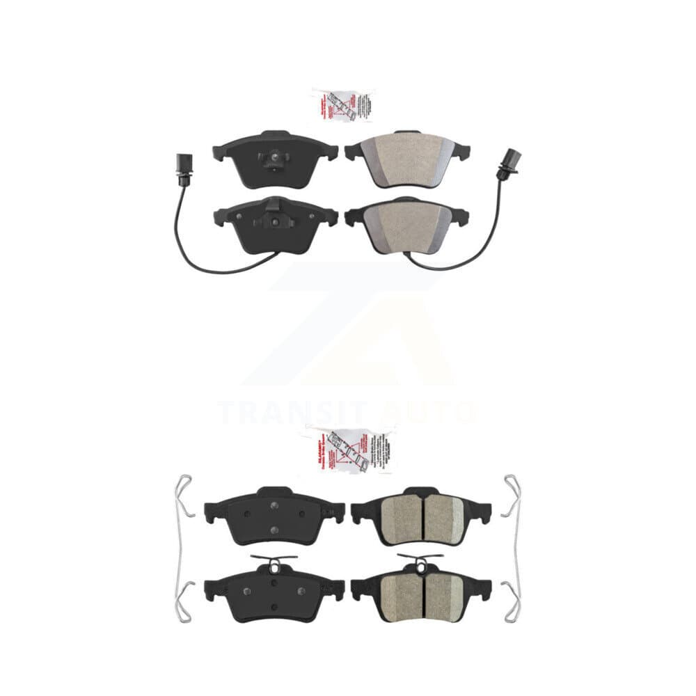 AmeriBRAKES - KNF-100292 - Front and Rear Disc Brake Pad Kits image 1