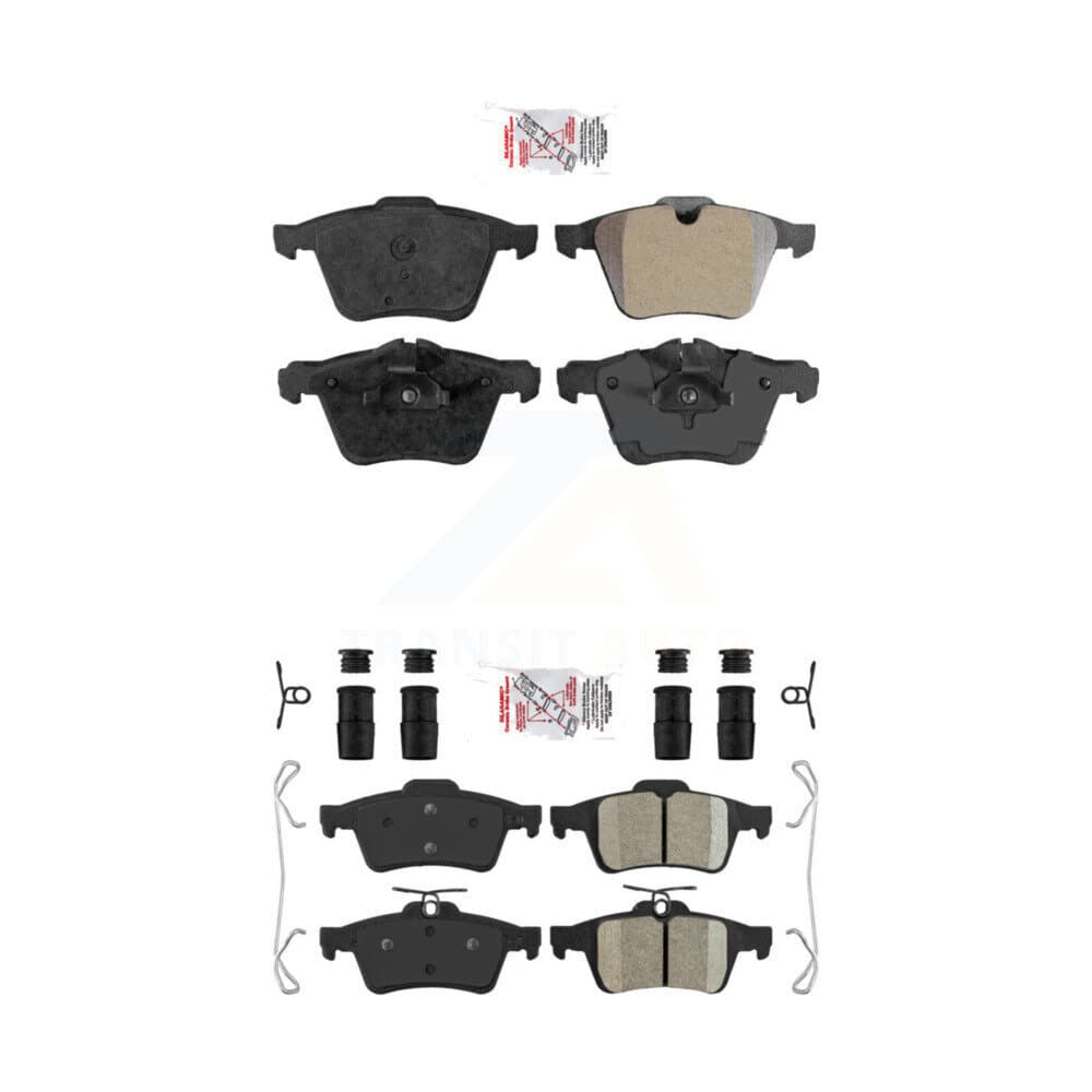 AmeriBRAKES - KNF-100446 - Front and Rear Disc Brake Pad Kits image 1