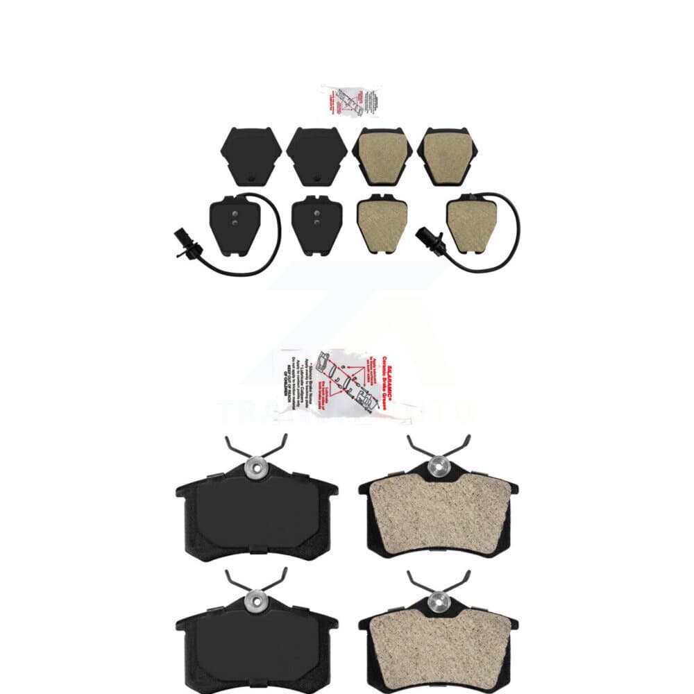 AmeriBRAKES - KNF-100455 - Front and Rear Disc Brake Pad Kits image 1