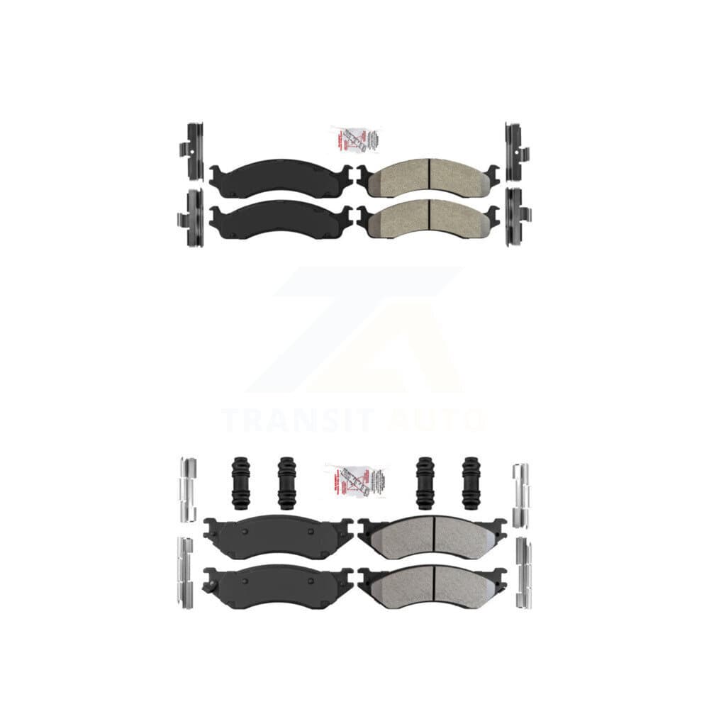 AmeriBRAKES - KNF-100462 - Front and Rear Disc Brake Pad Kits image 1