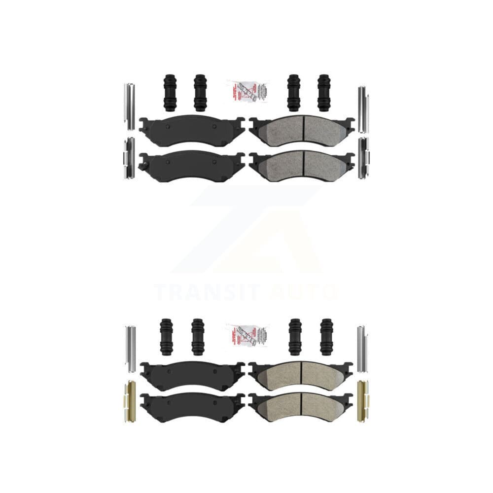 AmeriBRAKES - KNF-100475 - Front and Rear Disc Brake Pad Kits image 1