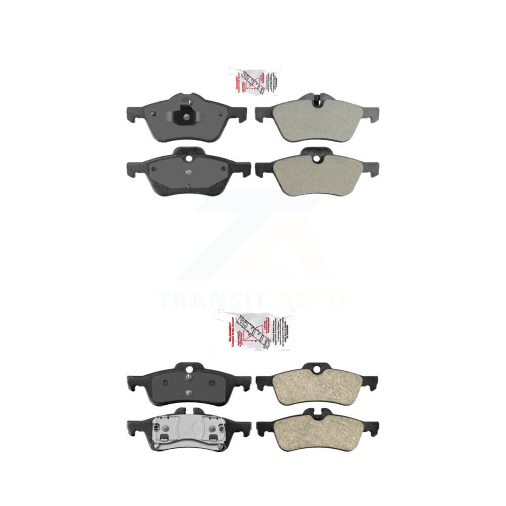 AmeriBRAKES - KNF-100677 - Front and Rear Disc Brake Pad Kits image 1