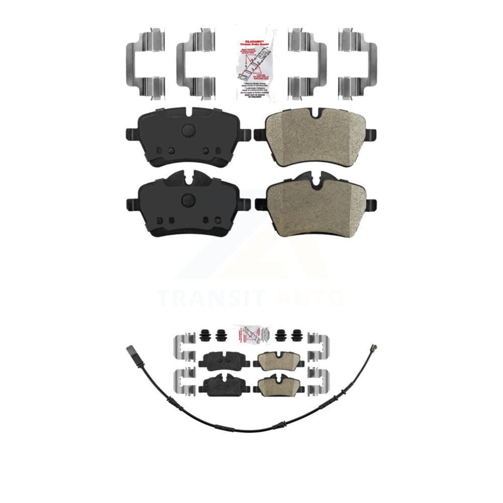 AmeriBRAKES - KNF-100685 - Front and Rear Disc Brake Pad Kits image 1