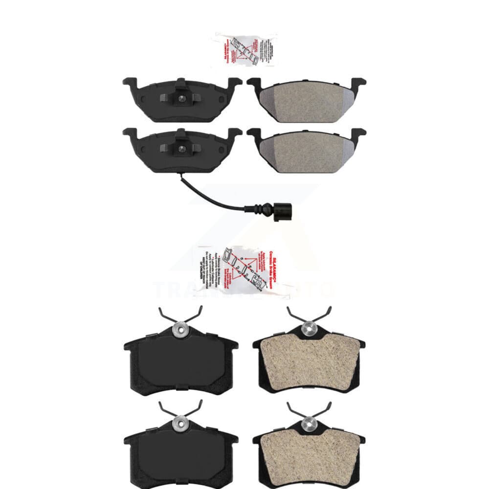 AmeriBRAKES - KNF-100731 - Front and Rear Disc Brake Pad Kits image 1