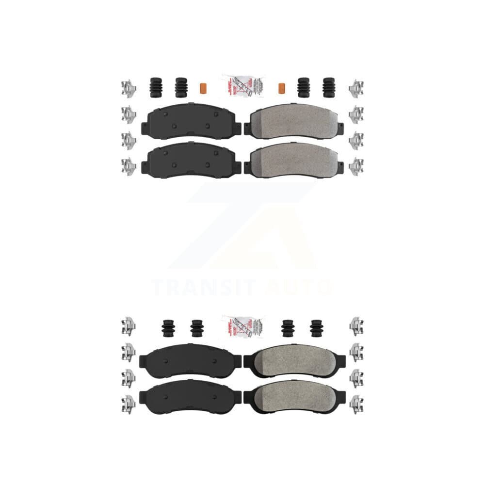 AmeriBRAKES - KNF-100816 - Front and Rear Disc Brake Pad Kits image 1