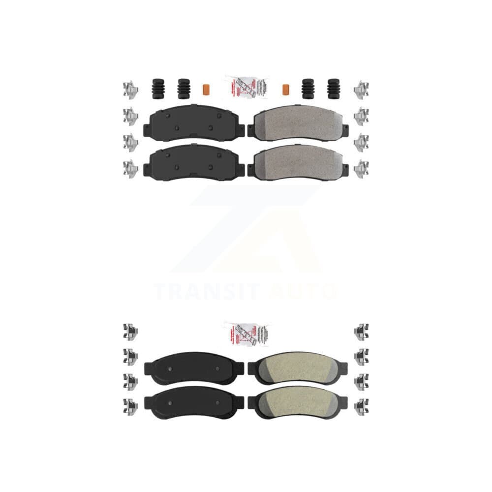 AmeriBRAKES - KNF-100822 - Front and Rear Disc Brake Pad Kits image 1
