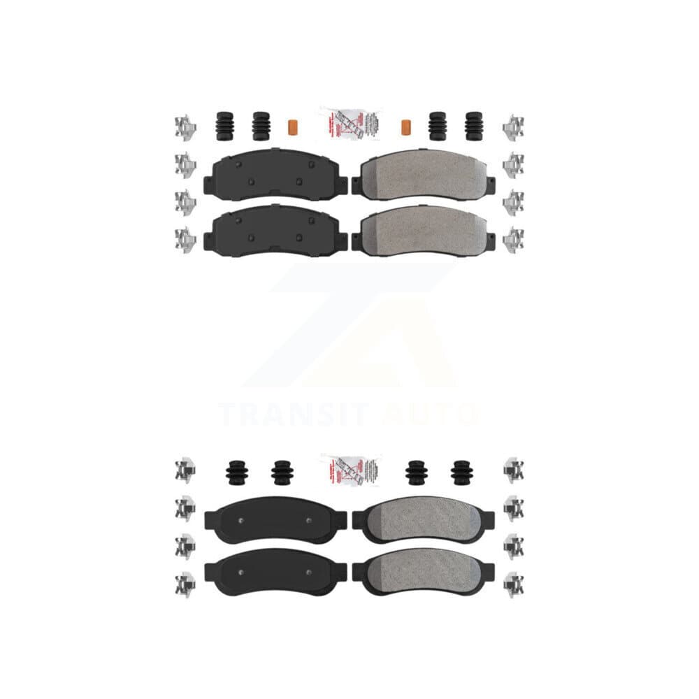 AmeriBRAKES - KNF-100823 - Front and Rear Disc Brake Pad Kits image 1