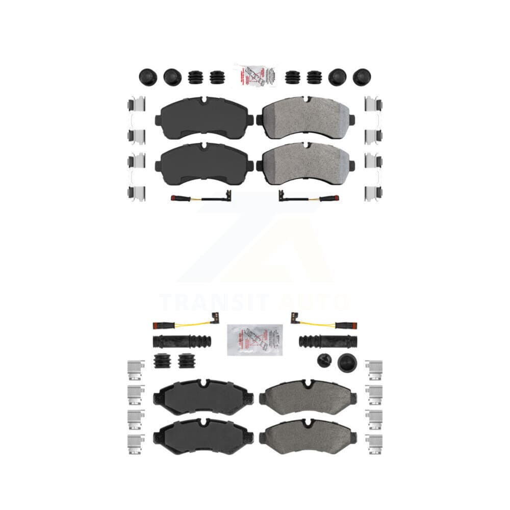AmeriBRAKES - KNF-101101 - Front and Rear Disc Brake Pad Kits image 1