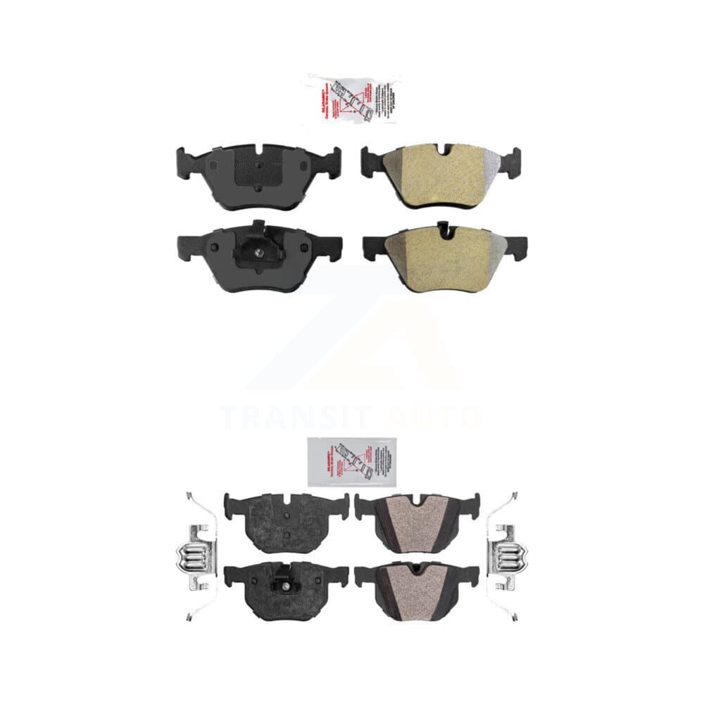 AmeriBRAKES - KNF-101106 - Front and Rear Disc Brake Pad Kits image 1