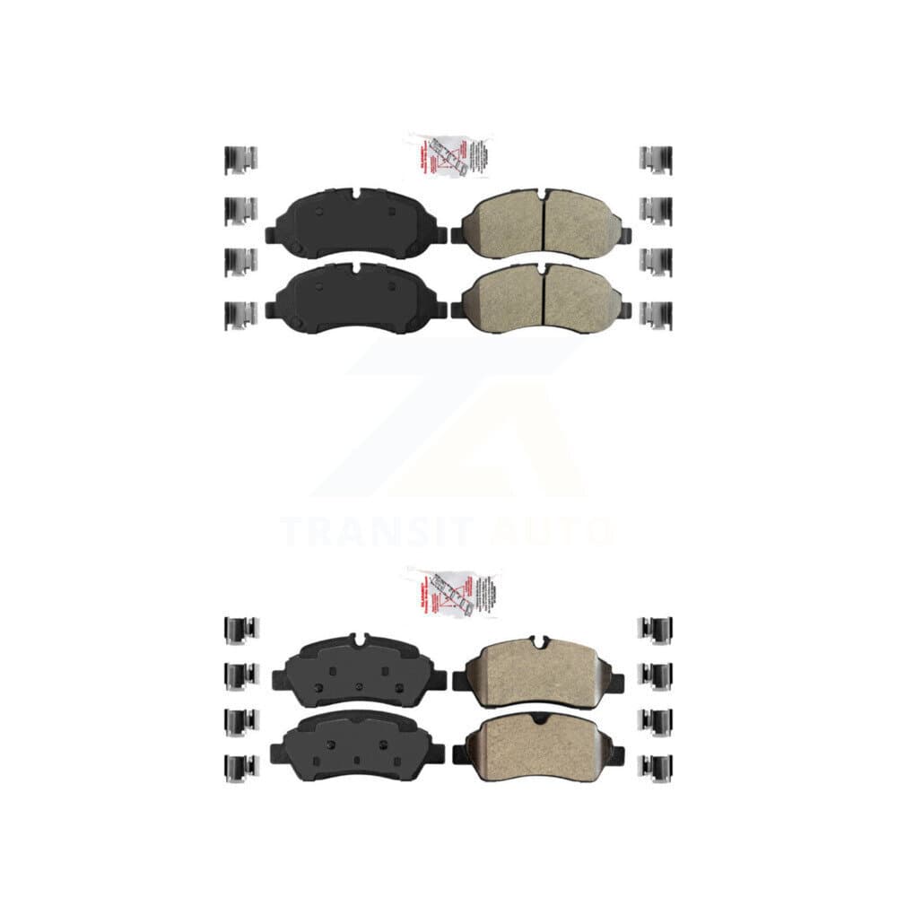 AmeriBRAKES - KNF-101135 - Front and Rear Disc Brake Pad Kits image 1