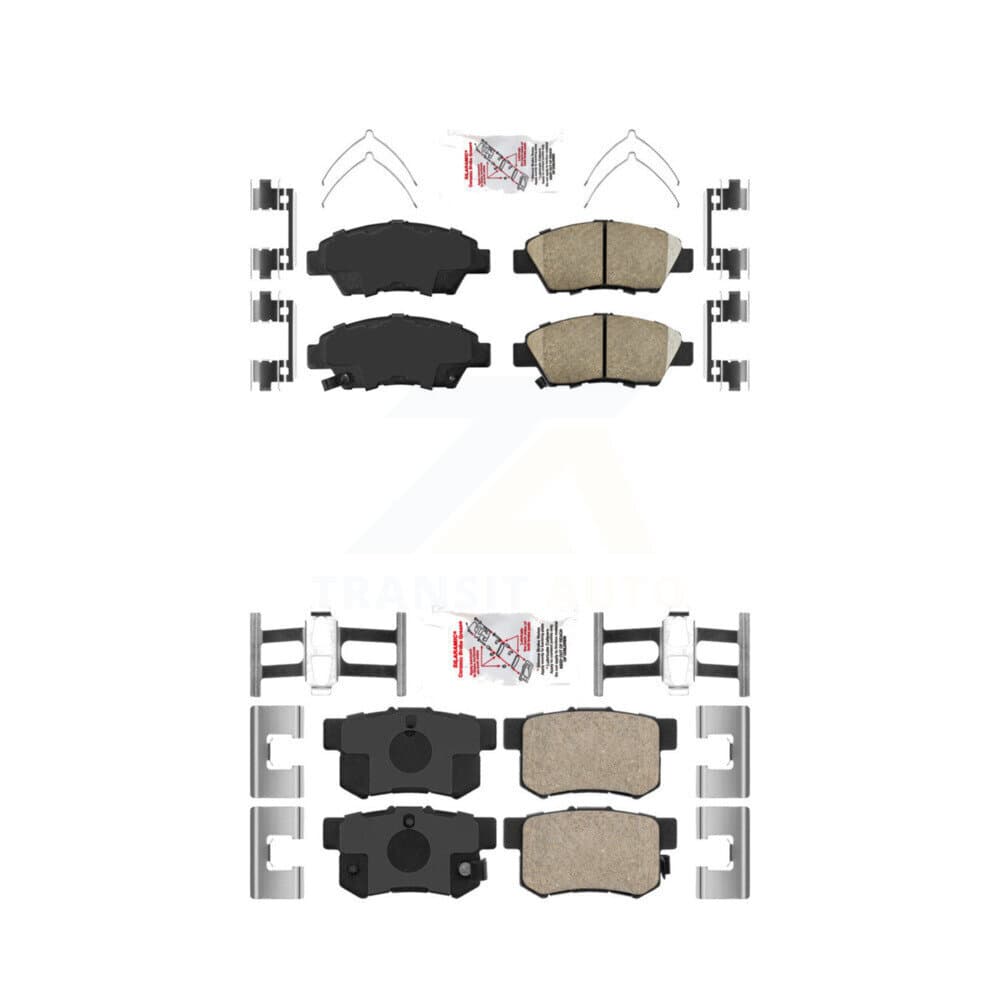 AmeriBRAKES - KNF-101300 - Front and Rear Disc Brake Pad Kits image 1