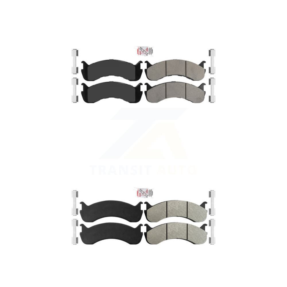 AmeriBRAKES - KNF-101352 - Front and Rear Disc Brake Pad Kits image 1