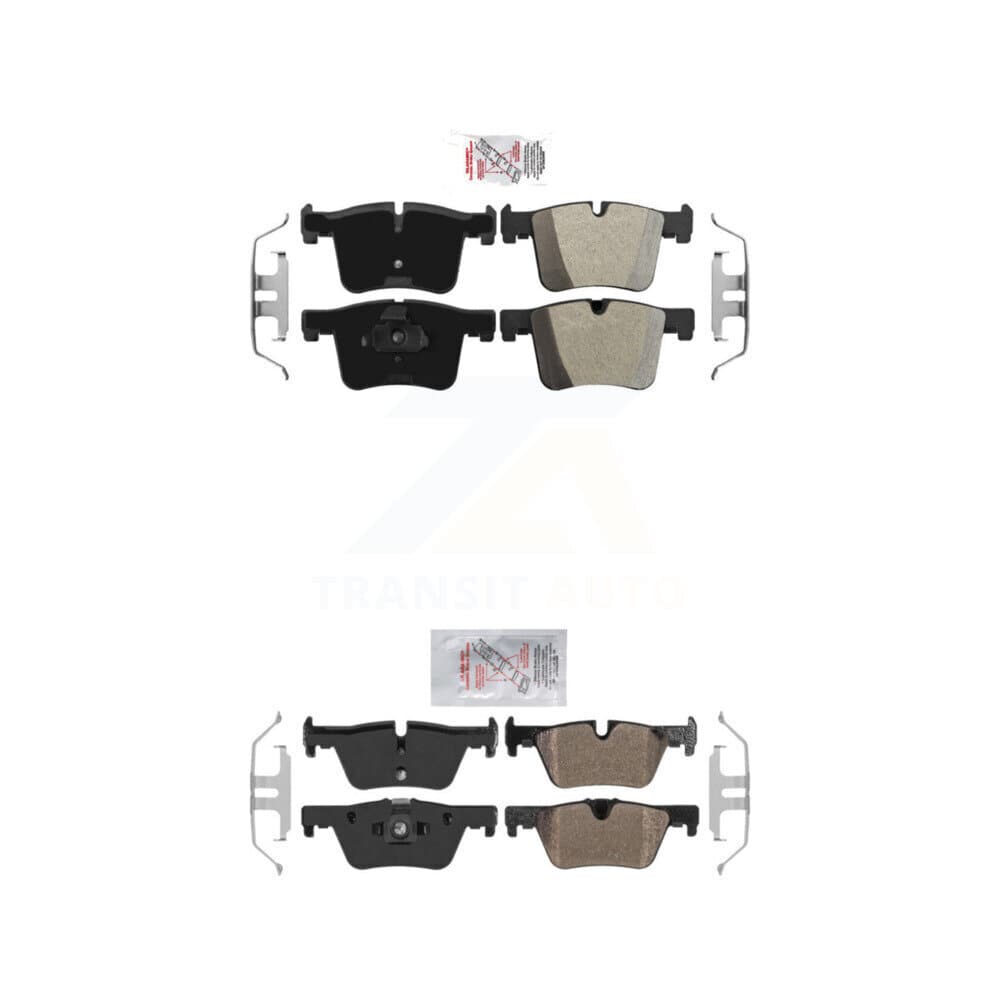 AmeriBRAKES - KNF-101453 - Front and Rear Disc Brake Pad Kits image 1