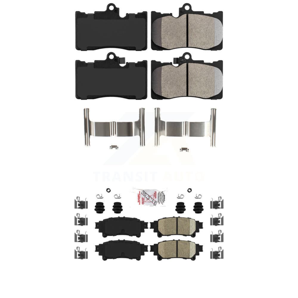 AmeriBRAKES - KNF-101462 - Front and Rear Disc Brake Pad Kits image 1