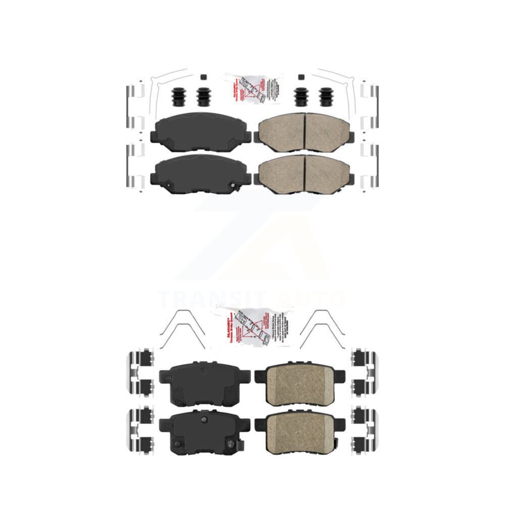 AmeriBRAKES - KNF-101500 - Front and Rear Disc Brake Pad Kits image 1