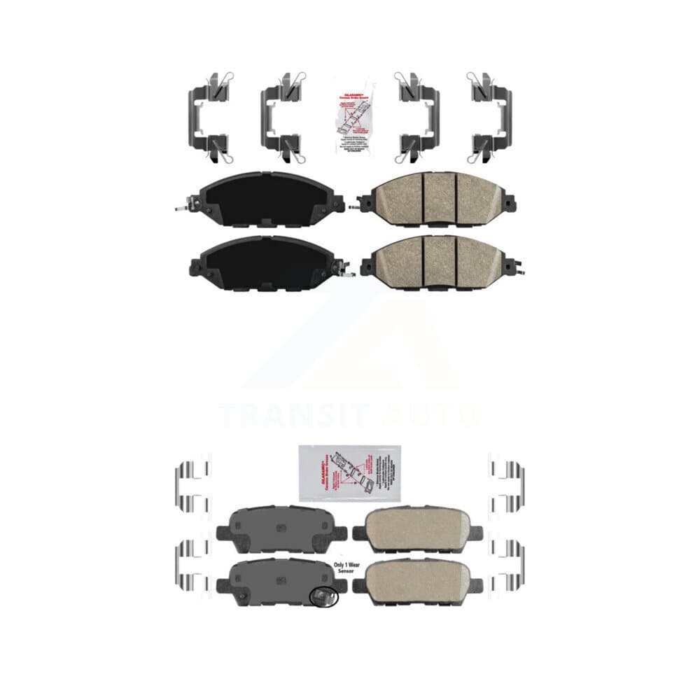 AmeriBRAKES - KNF-101506 - Front and Rear Disc Brake Pad Kits image 1
